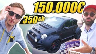 Essai Fiat 500 Giannini 350GP4  Petite bombe grosse violence [upl. by Otsirave]