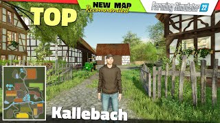 FS22  NEW MAP quotKallebachquot  Farming Simulator 22 New Map Review 2K60 [upl. by Blossom]