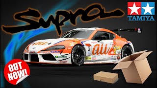 Unboxing The New Tamiya GT Supra Kit 58703 TT02 MST Drift Car Project Body [upl. by Ycnaffit168]