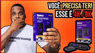 Comprei uma TV ROKU 4K  8K Nova Roku TV Express Você Precisa Ter Uma dessa [upl. by Anelrad]