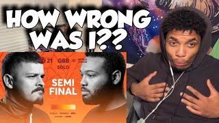 HOW WRONG WAS I  Colaps vs King Inertia  GRAND BEATBOX BATTLE 2021 WORLD LEAGUE  Semi Finals [upl. by Yecak279]