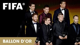 FIFAFIFProTV World XI  2014 Team of the Year [upl. by Kyrstin]