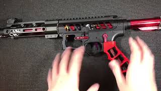 Crazy skeletonized airsoft grip review [upl. by Yanrahs684]