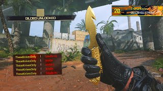 I Unlocked the GOLD GUTTER KNIFE and things got CRAZY Modern Warfare 3 [upl. by Sachsse]