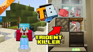 Trident Killer AFK XP Farm  Truly Bedrock Season 1 104  Minecraft Bedrock Edition 114 SMP [upl. by Jordana]