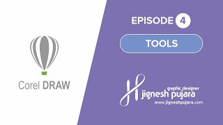 Episode 4 Corel Draw Tutorial Tools  in Gujarati with Jignesh Pujara [upl. by Onej]