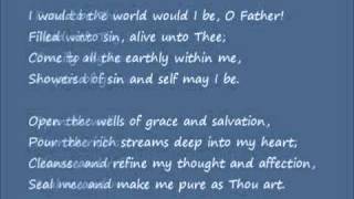 Lord I Am Fondly Earnestly Longing [upl. by Heyde]