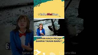 Punya kaca pecah simpan sampai tahun baru MITOSMITOS ANEH DI DUNIA informeition shortvideo [upl. by Nirac]