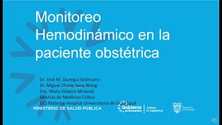 Educación Médica Continua  Docencia HUG  Monitoreo hemodinamico de paciente obstetrica [upl. by Verge]