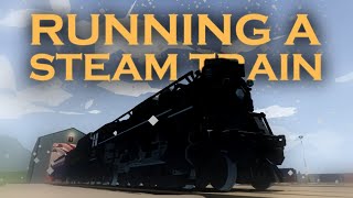 Running A Massive Steam Train  Stormworks Build and Rescue  With Railroadpreserver [upl. by Arted341]