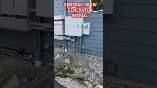 48kw Generac Generator Install emergency power backuppower [upl. by Terrye157]