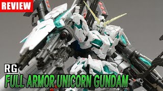 REVIEW RG 1144 풀 아머 유니콘 건담  Full Armor Unicorn Gundam [upl. by Ahsieat]