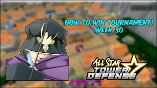 HOW TO WIN NEW ASTD TOURNAMENT  WEEK 30 [upl. by Treblih12]