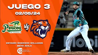 PERICOS DE PUEBLA VS TIGRES DE QUINTANA ROO  EN VIVO [upl. by Justine]