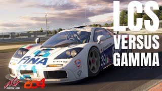 LCS vs Gamma  Assetto Corsa Pure Mod Graphics HeadtoHead [upl. by Robyn]