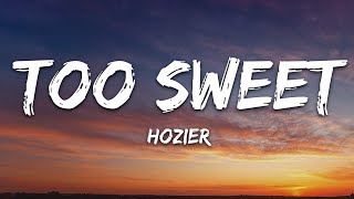 Hozier  Too Sweet Lyrics [upl. by Ehpotsirhc]