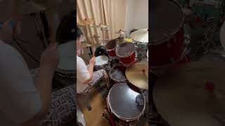 吹奏楽部に【叩いてもらった】METALLICA  Hardwired drum cover shorts ドラム 吹奏楽部 叩いてみた [upl. by Neemsay570]