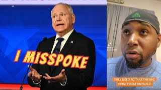 Tim Walz Misspoke AGAIN [upl. by Grunberg]