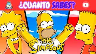 ¿Cuánto Sabes de LOS SIMPSON 😎🤯🤔  27 preguntas QuizQueenTrivia [upl. by Zerelda]