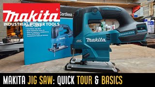 Makita Cordless Jig Saw DJV184Z  Tool Tour amp Basic Functions [upl. by Gadmann]