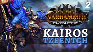 BEACH DAY  Immortal Empires  Total War Warhammer 3  Tzeentch  Kairos 2 [upl. by Oisacin]