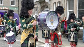 Loch Rannoch Slow air set by Huntly Pipe Band during their 75th anniversary displays in 2023 [upl. by Kennett996]