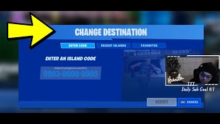 How To Enter Codes In Fortnite Creative🎁  Map Codes [upl. by Kaplan]