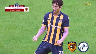 Hull City vs Millwall  Championship 202324  Highlights PES 21 [upl. by Bo518]