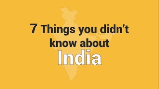 7 Interesting Facts you didnt know about India  Factly [upl. by Schaefer]