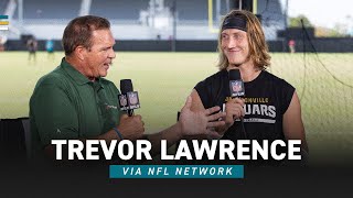 Trevor Lawrence Talks With Baldinger on Jags Rebounding in 2024 ‘Inside Training Camp Live [upl. by Animas]