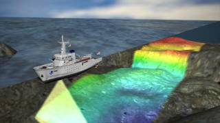 NOAA ocean charting operations  multibeam animation [upl. by Farro]