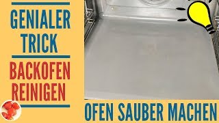 Genialer Trick Backofen reinigen mit Natron und Salz  Wie Du den Ofen mühelos sauber machst [upl. by Grochow715]