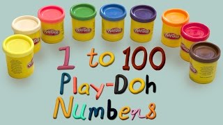 Numbers Song  Learn Numbers 1 to 100  Play Doh Numbers [upl. by Sabanrab345]