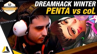 PENTA vs coL  Poule A ► Overwatch Dreamhack Winter 2016 [upl. by Lowrie]