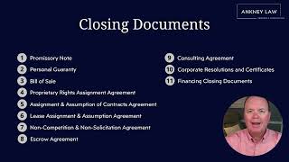 ETA Legal Process  Closing Documents [upl. by Macilroy]