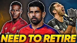 Players Who NEED To Retire XI  Buffon Ibrahimovic amp Costa [upl. by Yeldar]