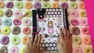 Gorjuss Girl Cuaderno o libreta Alterada [upl. by Annaed]