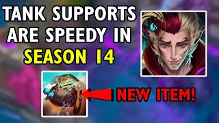 New Tank Support Items makes your team FAST  Season 14 Rakan [upl. by Ennayar]