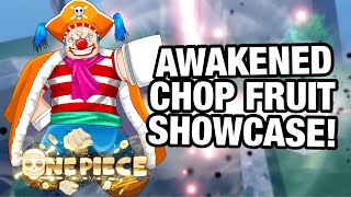 AOPG Awakened Chop Fruit Full Damage Showcase And How To Get A One Piece Game  Roblox [upl. by Kcirttap531]