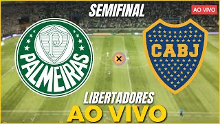 PALMEIRAS 12 X 14 BOCA JUNIORS AO VIVO  2º JOGO DA SEMIFINAL DA LIBERTADORES  LIBERTADORES [upl. by Kabab]