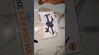 DroneE88Pro4KCameraWiFi1080PHDDualFoldableRCHoldHeadlessHightHold unboxing and review [upl. by Ahsoet]