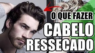 🔴 O QUE FAZER COM CABELO RESSECADO  CABELO MASCULINO [upl. by Oisorbma]