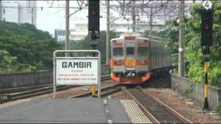 KRL JABODETABEK TMG seri6000 di stasiun Gambir [upl. by Amjan]