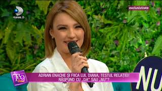 Teo Show 02032018  Adrian Enache si fiica lui Diana testul relatiei Partea 5 [upl. by Messing]