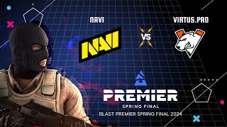 BLAST Premier Spring Final 2024  Navi vs VirtusPro  CS2 Highlights [upl. by Kirtley]