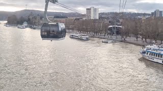 Cable Car 🚡 🚠 Koblenz  Germany 🇩🇪 [upl. by Ahsaf663]