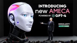 AMECA Humanoid Robots GPT3 amp GPT4 Upgrade Shocks the World Approaching SINGULARITY [upl. by Hepsoj179]