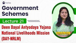 Deen Dayal Antyodaya Yojana National Livelihoods Mission DAYNRLM Imp Government Schemes amp MCQs [upl. by Belloir]