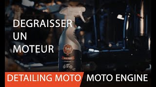 Detailing moto  Comment dégraisser un moteur [upl. by Raseac]