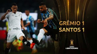 Melhores momentos  Grêmio 1 x 1 Santos  Quartas de final  Libertadores 2020 [upl. by Dawn]